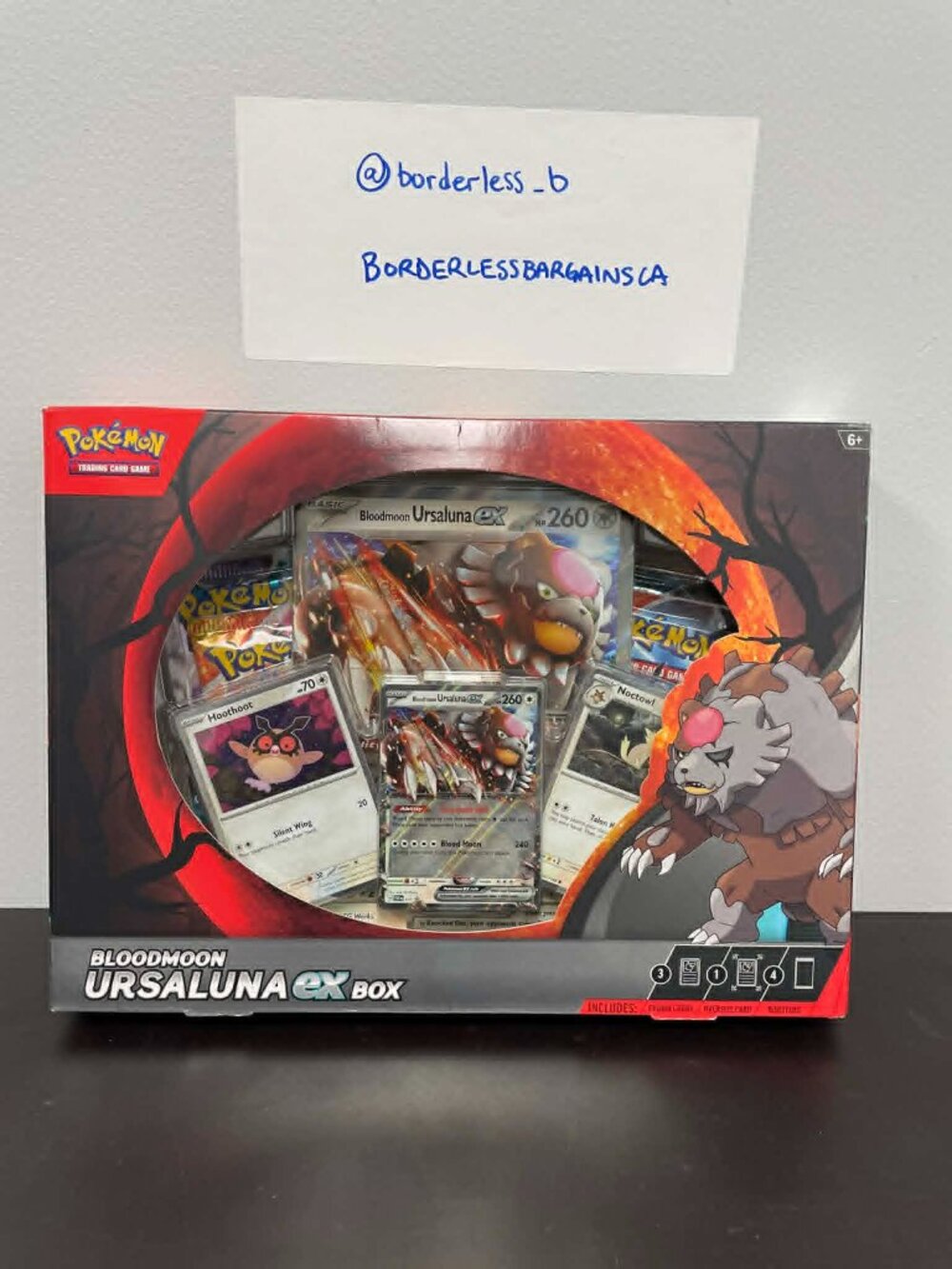 Pokemon Bloodmoon Ursaluna EX Box